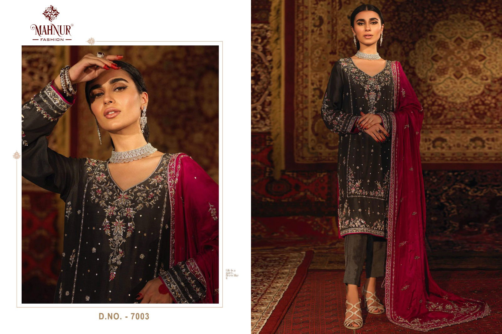 Mahnur Emaan Adeel Premium Collection 7 Pakistani Suits
